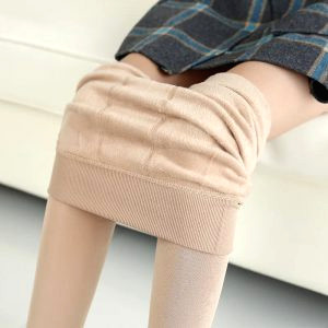 Legging Thermique Beige 2